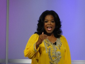 Oprah on NYC stage, Live Your Best Life Weekend
